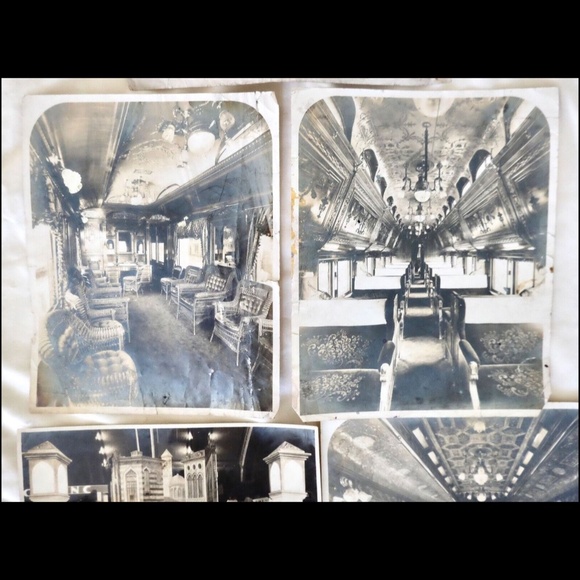 ANTIQUE PHOTOGRAPHS~NEW CENTRAL ATLANTIC PASSENGER LOCOMOTIVE TRAIN~LOT OF 4 - Picture 4 of 5